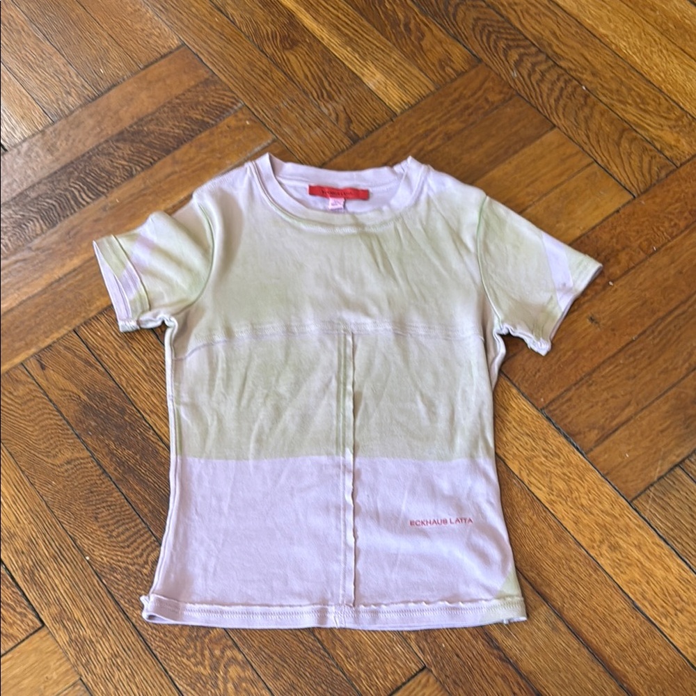 Eckhaus Latta Pastel Crop Top